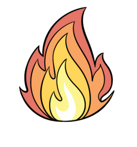 How To Draw A Cartoon Flame