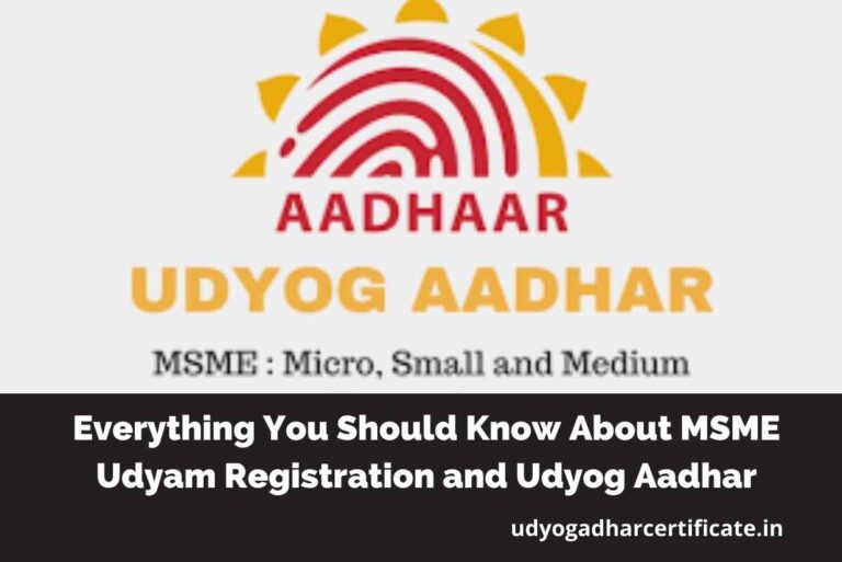 Everything You Need to Know about MSME/Udyam Registration Certificate Online in India | 2022