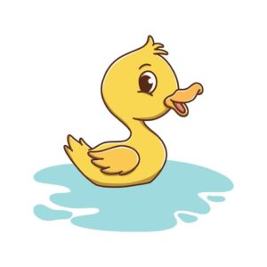 Cartoon Duck Easy Drawing | Duck Easy Drawing Tutorial