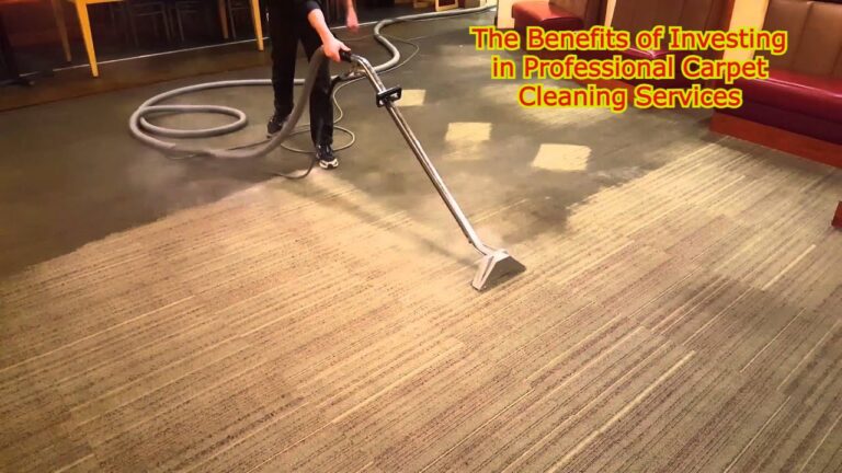 The Benefits of Investing in Professional Carpet Cleaning Services