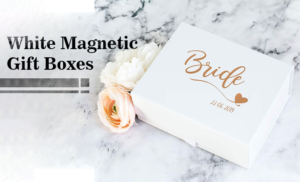 white magnetic gift boxes